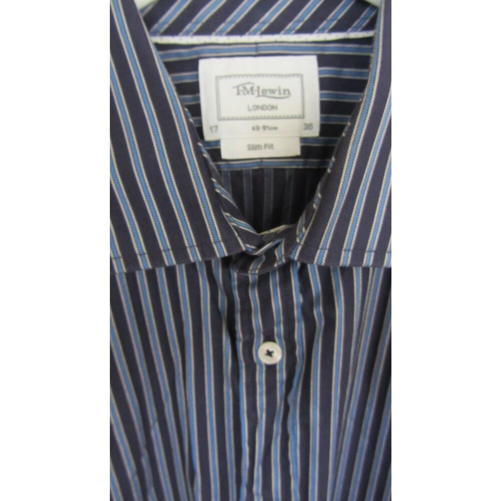 T. M. Lewin Slim Fit 17 Neck 36 Sleeve Button Down Oxford Shirt